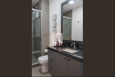 Banheiro de kitnet/studio à venda com 1 quarto, 36m² em Teresópolis, Porto Alegre