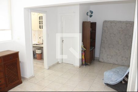 Sala de apartamento para alugar com 1 quarto, 50m² em Centro, São Vicente