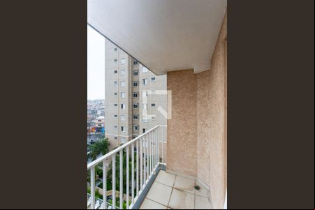 Varanda da Sala de apartamento para alugar com 3 quartos, 69m² em Taboão, Diadema
