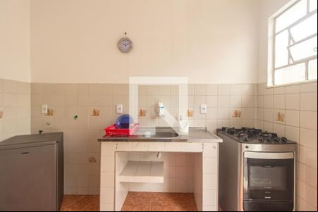 Detalhe da Sala/Cozinha de kitnet/studio para alugar com 1 quarto, 21m² em Campo Grande, Rio de Janeiro