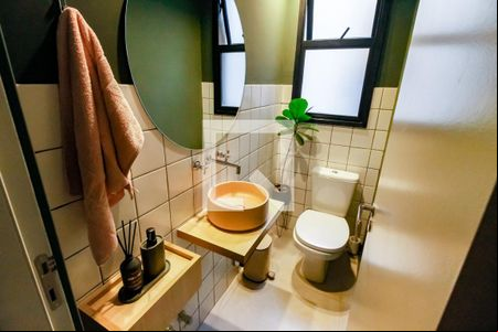 Lavabo de casa de condomínio à venda com 2 quartos, 112m² em Real Parque, São Paulo