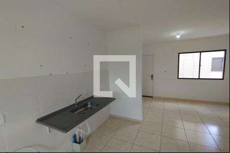 Cozinha  de apartamento para alugar com 2 quartos, 50m² em Florestan Fernandes, Ribeirão Preto