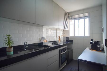 Cozinha de apartamento para alugar com 1 quarto, 55m² em Vila Rosa, Novo Hamburgo