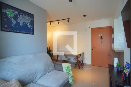 Sala de apartamento para alugar com 1 quarto, 55m² em Vila Rosa, Novo Hamburgo