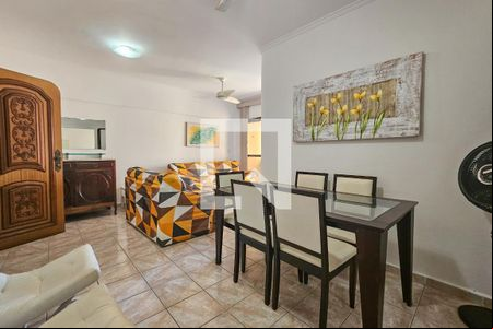 Sala de apartamento para alugar com 3 quartos, 85m² em Parque Enseada, Guarujá
