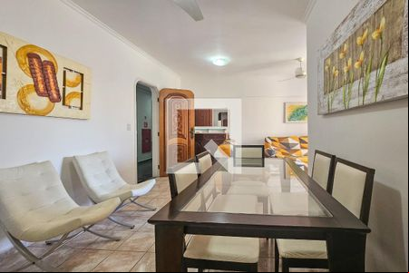 Sala de apartamento para alugar com 3 quartos, 85m² em Parque Enseada, Guarujá