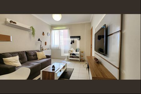 Sala de apartamento para alugar com 1 quarto, 62m² em José Menino, Santos