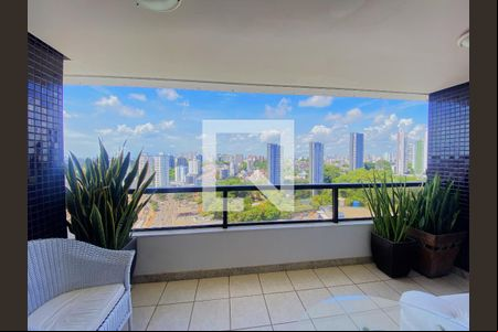 Varanda da Sala de apartamento para alugar com 3 quartos, 106m² em Horto Florestal, Salvador