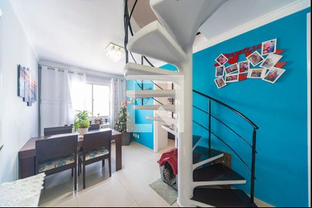 Sala de apartamento à venda com 3 quartos, 116m² em Vila Lutécia, Santo André