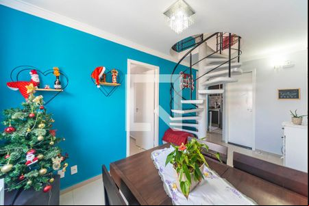 Sala de apartamento à venda com 3 quartos, 116m² em Vila Lutécia, Santo André
