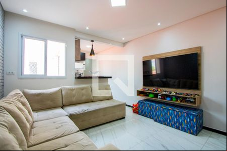 Sala de casa de condomínio à venda com 2 quartos, 110m² em Parque Bandeirante, Santo André