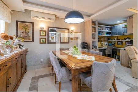 Sala de jantar de casa à venda com 5 quartos, 420m² em Glória, Porto Alegre