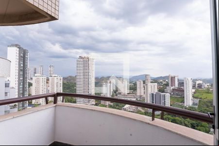 Varanda da Sala de apartamento para alugar com 1 quarto, 40m² em Vale do Sereno, Nova Lima