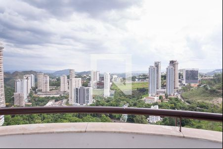 Varanda da Sala de apartamento para alugar com 1 quarto, 40m² em Vale do Sereno, Nova Lima
