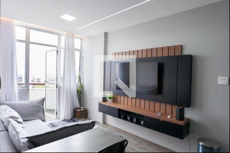 sala de apartamento para alugar com 1 quarto, 40m² em Vale do Sereno, Nova Lima