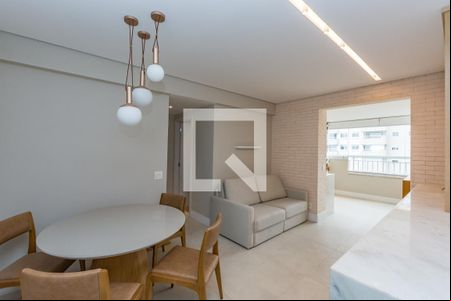 Sala de apartamento para alugar com 2 quartos, 74m² em Caiçaras, Belo Horizonte