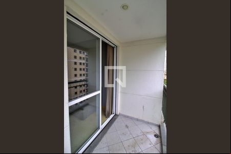 Varanda da Sala de kitnet/studio à venda com 1 quarto, 33m² em Vila Andrade, São Paulo