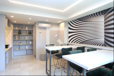 Área Comum - Coworking de kitnet/studio para alugar com 1 quarto, 25m² em Mont Serrat, Porto Alegre