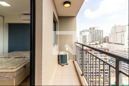 Varanda de kitnet/studio à venda com 1 quarto, 26m² em Santa Ifigênia, São Paulo