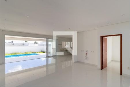 Sala de casa de condomínio à venda com 4 quartos, 298m² em Swiss Park, Campinas