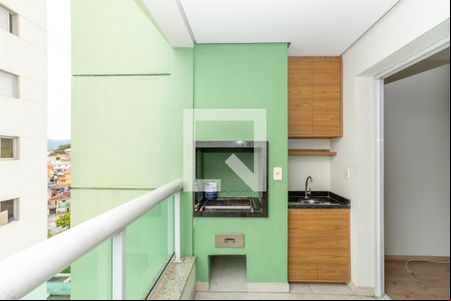 Varanda da Sala de apartamento para alugar com 3 quartos, 80m² em Jardim Las Vegas, Guarulhos