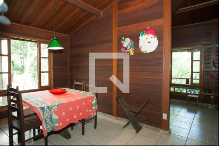 Sala de Jantar de casa de condomínio à venda com 3 quartos, 126m² em árgada, Nova Lima