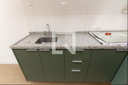 Sala/Cozinha de apartamento para alugar com 1 quarto, 29m² em Indianópolis, São Paulo