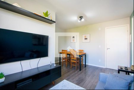 Sala de apartamento para alugar com 2 quartos, 50m² em Vila Homero Thon, Santo André