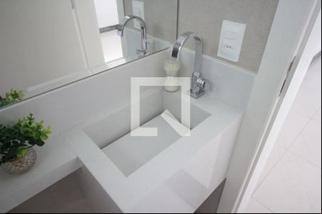 Lavabo da Sala de casa à venda com 2 quartos, 117m² em Rio Branco, Belo Horizonte