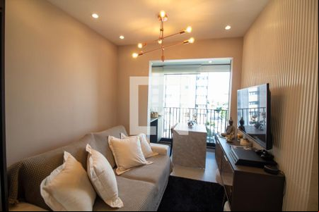Sala de apartamento para alugar com 1 quarto, 29m² em Campo Belo, São Paulo