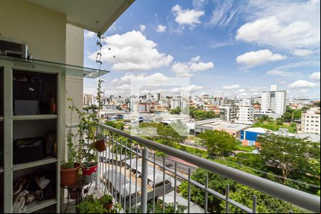 Varanda da sala  de apartamento à venda com 3 quartos, 117m² em Paquetá, Belo Horizonte