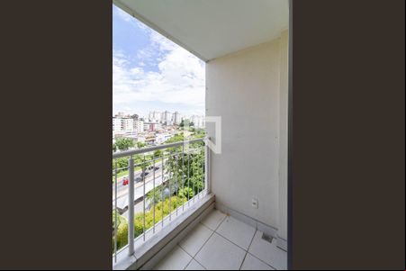Varanda da sala  de apartamento à venda com 3 quartos, 117m² em Paquetá, Belo Horizonte