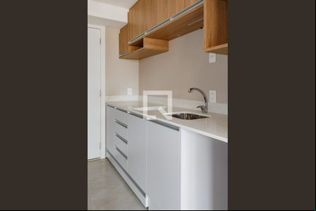 Cozinha de kitnet/studio à venda com 1 quarto, 27m² em Partenon, Porto Alegre