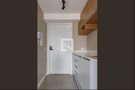 Cozinha de kitnet/studio à venda com 1 quarto, 27m² em Partenon, Porto Alegre