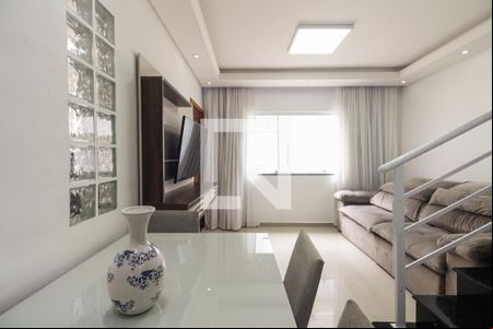 Sala de casa de condomínio à venda com 3 quartos, 100m² em Vila Esperança, São Paulo