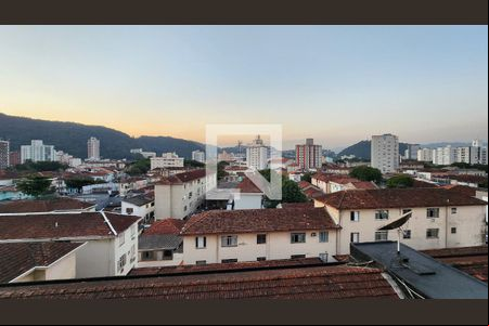 Vista da Sala de apartamento para alugar com 2 quartos, 68m² em Campo Grande, Santos
