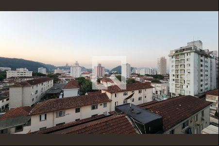 Vista da Sala de apartamento para alugar com 2 quartos, 68m² em Campo Grande, Santos