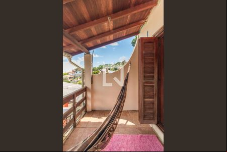 Varanda da Sala de casa para alugar com 3 quartos, 130m² em Vila Nova, Porto Alegre
