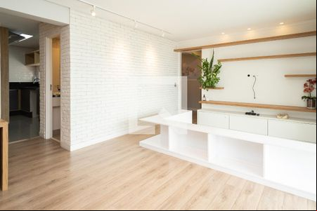 Sala  de apartamento para alugar com 3 quartos, 107m² em Vila Lusitânia, São Bernardo do Campo