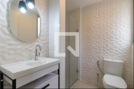Banheiro de kitnet/studio à venda com 1 quarto, 36m² em Vila Itapura, Campinas