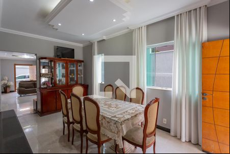 Sala de Jantar de casa à venda com 3 quartos, 258m² em Renascença, Belo Horizonte