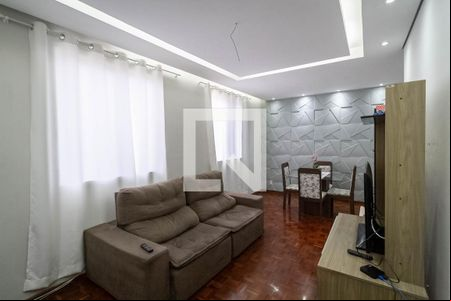 Sala  de apartamento à venda com 3 quartos, 100m² em Jardim Leblon, Belo Horizonte