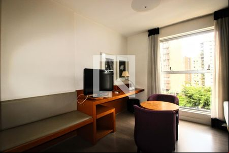 Sala  de apartamento à venda com 1 quarto, 26m² em Santo Agostinho, Belo Horizonte
