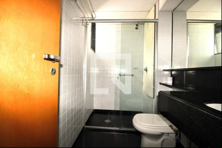 Banheiro  de apartamento à venda com 1 quarto, 26m² em Santo Agostinho, Belo Horizonte