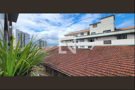 Vista da Sala de apartamento para alugar com 3 quartos, 120m² em Embaré, Santos