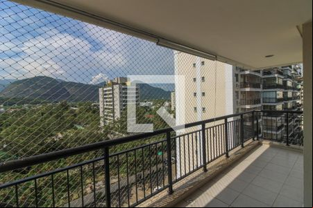 Varanda de apartamento para alugar com 3 quartos, 100m² em Recreio dos Bandeirantes, Rio de Janeiro
