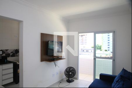 Sala de apartamento para alugar com 2 quartos, 52m² em Mirim, Praia Grande