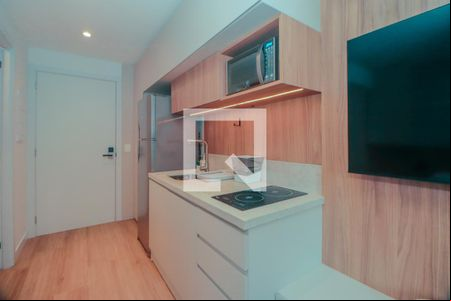 Cozinha de kitnet/studio para alugar com 1 quarto, 39m² em Auxiliadora, Porto Alegre