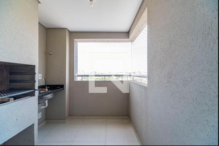 Varanda Gourmet de apartamento para alugar com 2 quartos, 55m² em Vila Tibiriçá, Santo André