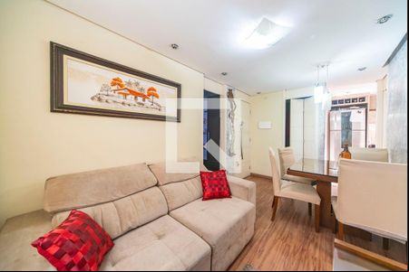 Sala de apartamento à venda com 3 quartos, 60m² em Vila Lutécia, Santo André